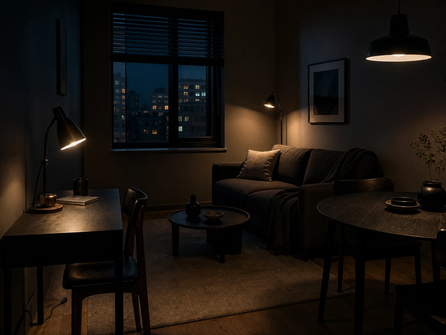 Rental lamps arranged with separate direct connections and no chained power strips